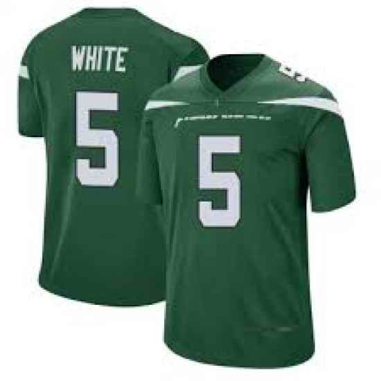 Men Nike New York Jets Mike White #5 Green Vapor Limited NFL Jersey->dallas cowboys->NFL Jersey