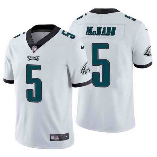 Men Philadelphia Eagles #5 Donovan McNabb White Vapor Untouchable Limited Stitched Jersey->philadelphia eagles->NFL Jersey