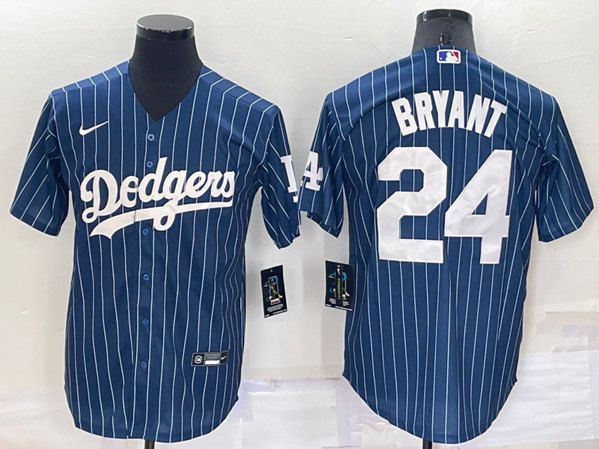 Men's Los Angeles Dodgers #24 Kobe Bryant Navy Cool Base Stitched Jersey->los angeles dodgers->MLB Jersey