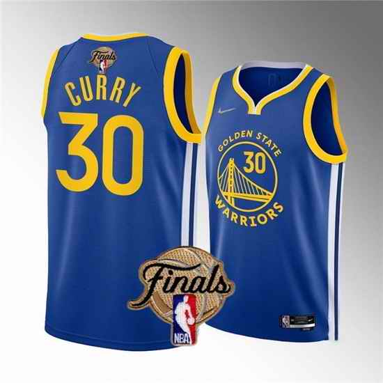 Men Golden State Warriors #30 Stephen Curry 2022 Royal NBA Finals Stitched Jersey->golden state warriors->NBA Jersey