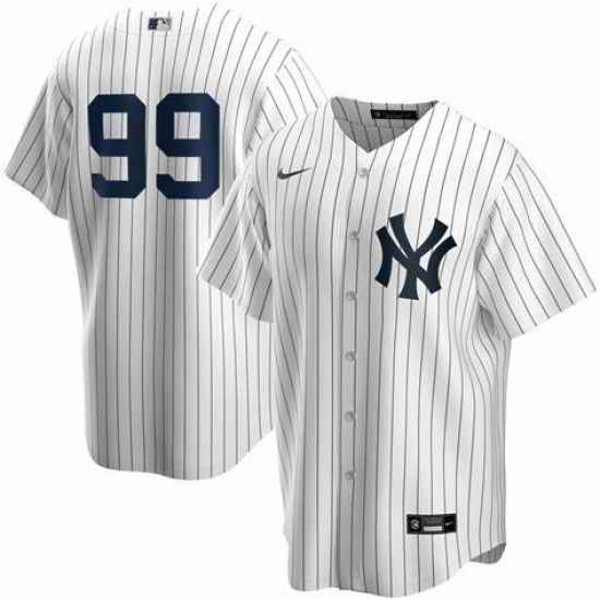 Men Nike New York Yankees #99 Aaron Judge White Cool Base Stitched Baseball Jerseys->youth mlb jersey->Youth Jersey