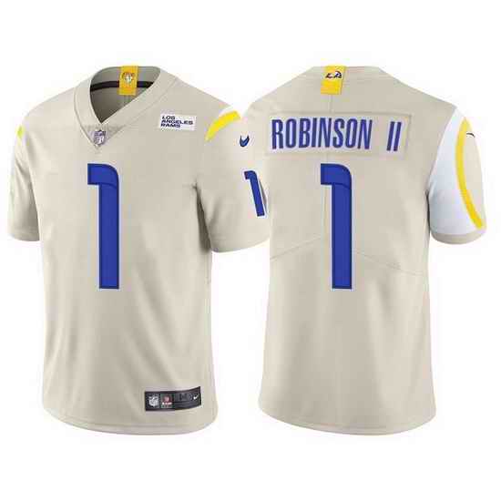 Men Los Angeles Rams Allen Robinson II Bone Vapor Untouchable Limited Stitched Football jersey->los angeles rams->NFL Jersey
