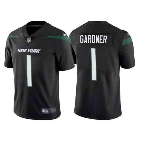 Nike New York Jets #1 Ahmad Gardner Black 2022 NFL Draft Vapor Untouchable Limited Jersey->tampa bay buccaneers->NFL Jersey