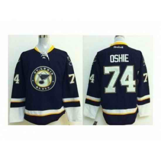 NHL Jerseys St. Louis Blues #74 Oshie blue[2014 new stadium]->st.louis blues->NHL Jersey