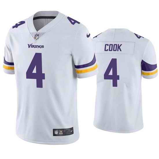 Men Minnesota Vikings #4 Dalvin Cook White Vapor Untouchable Stitched Jersey->new orleans saints->NFL Jersey