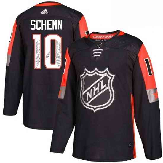 Mens Adidas St Louis Blues #10 Brayden Schenn Authentic Black 2018 All Star Central Division NHL Jersey->st.louis blues->NHL Jersey