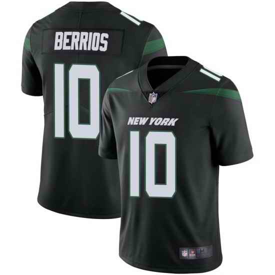 Men's New York Jets #10 Braxton Berrios Black Vapor Untouchable Limited Stitched Jersey->pittsburgh steelers->NFL Jersey