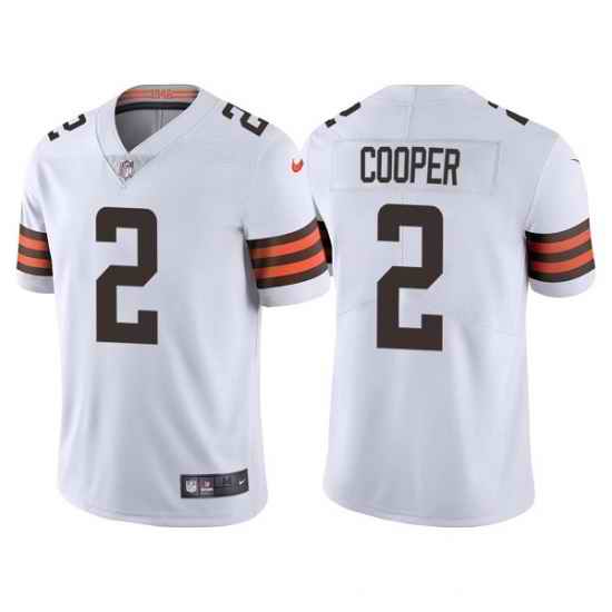 Men's Cleveland Browns #2 Amari Cooper White Vapor Untouchable Limited Stitched Jersey->cleveland browns->NFL Jersey
