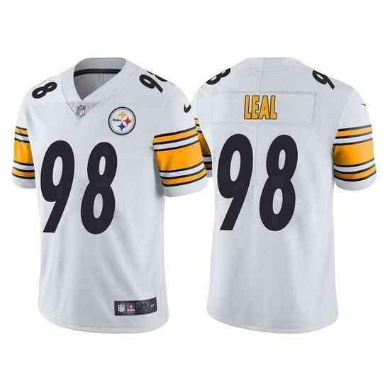 Men Pittsburgh Steelers #98 DeMarvin Leal White Vapor Untouchable Limited Stitched Jersey->san francisco 49ers->NFL Jersey