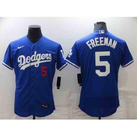 Youth Nike Los Angeles Dodgers #5 Freddie Freeman Blue Baseball Jersey->youth mlb jersey->Youth Jersey