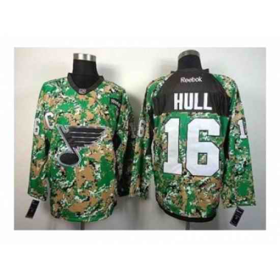 NHL Jerseys St. Louis Blues #16 Hull Camo Jerseys[patch C]->st.louis blues->NHL Jersey