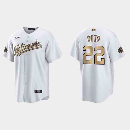 Men Juan Soto Washington Nationals 2022 Mlb All Star Game White  Jersey->2022 all star->MLB Jersey