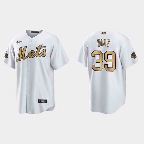 Men Edwin Diaz New York Mets 2022 Mlb All Star Game White  Jersey->2022 all star->MLB Jersey