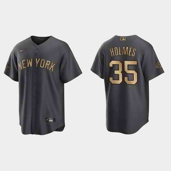 Men Clay Holmes New York Yankees 2022 Mlb All Star Game Charcoal  Jersey->2022 all star->MLB Jersey