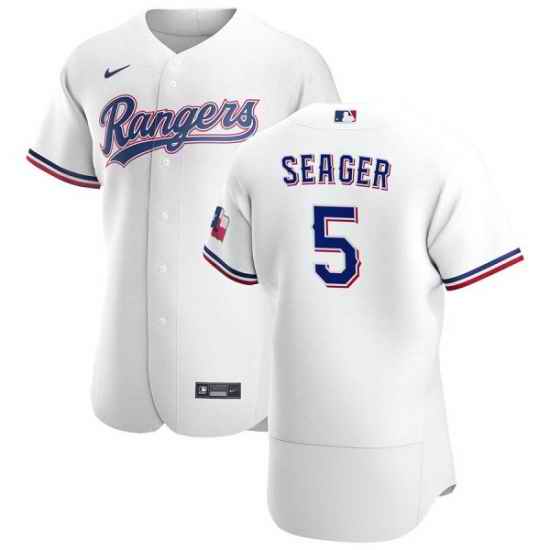 Men Texas Rangers #5 Corey Seager Flex Base Stitched MLB Jersey->texas longhorns->NCAA Jersey
