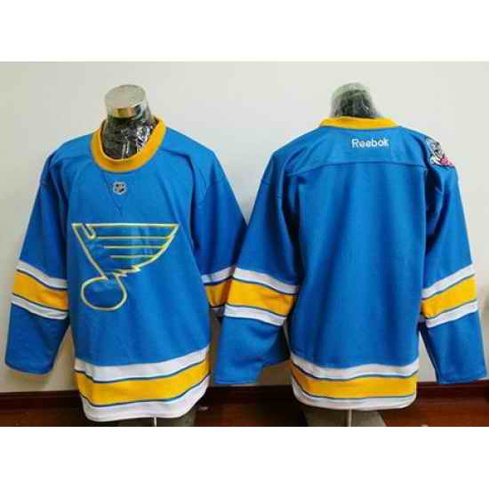 Blues Blank Light Blue 2017 Winter Classic Stitched NHL Jersey->women nhl jersey->Women Jersey