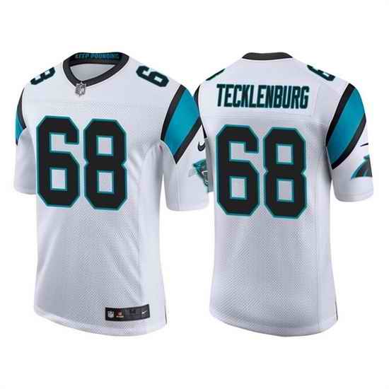 Men Carolina Panthers #68 Sam Tecklenburg 2022 White Stitched Game Jersey->carolina panthers->NFL Jersey
