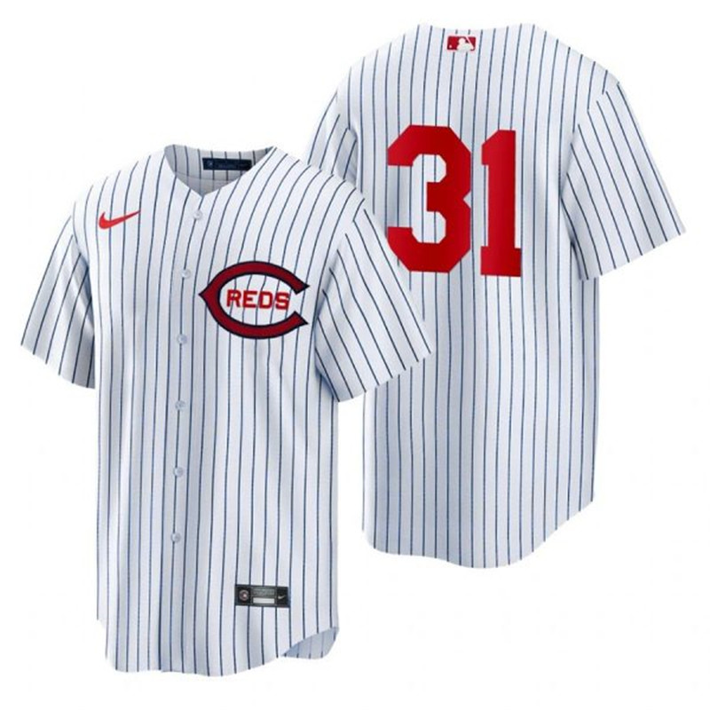 Reds #31 Mike Minor White Nike 2022 Field of Dreams Cool Base Jersey->cincinnati reds->MLB Jersey