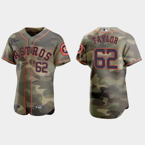 Houston Houston Astros #62 Blake Taylor Men’s Nike 2021 Armed Forces Day Authentic MLB Jersey -Camo Men’s->houston astros->MLB Jersey