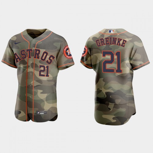 Houston Houston Astros #21 Zack Greinke Men’s Nike 2021 Armed Forces Day Authentic MLB Jersey -Camo Men’s->youth mlb jersey->Youth Jersey