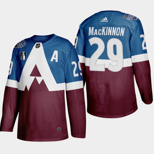 Adidas Colorado Avalanche #29 Nathan MacKinnon Men’s 2022 Stanley Cup Final Patch Stadium Series Burgundy Stitched NHL Jersey Men’s->youth nhl jersey->Youth Jersey