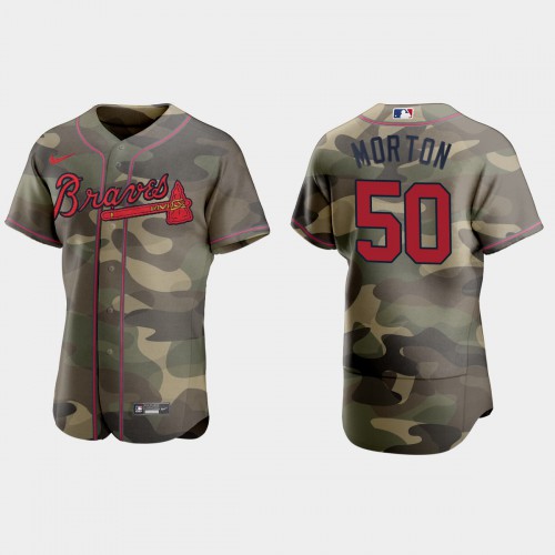 Atlanta Atlanta Braves #50 Charlie Morton Men’s Nike 2021 Armed Forces Day Authentic MLB Jersey -Camo Men’s->atlanta braves->MLB Jersey