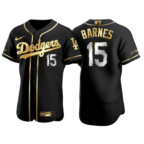 Los Angeles Los Angeles Dodgers #15 Austin Barnes Men’s Nike Authentic 2021 Gold Program MLB Jersey Black Men’s->los angeles dodgers->MLB Jersey