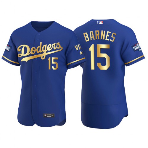 Los Angeles Los Angeles Dodgers #15 Austin Barnes Men’s Nike Authentic 2021 Gold Program World Series Champions MLB Jersey Royal Men’s->los angeles dodgers->MLB Jersey