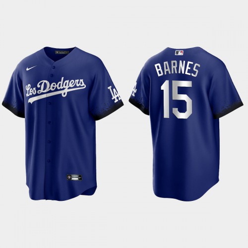 Los Angeles Los Angeles Dodgers #15 Austin Barnes Nike Men’s 2021 City Connect Game MLB Jersey Royal Men’s->youth mlb jersey->Youth Jersey