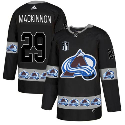 Adidas Colorado Avalanche #29 Nathan MacKinnon Burgundy Camo Authentic Youth 2022 Stanley Cup Final Patch Veterans Day Stitched NHL Jersey Youth->youth nhl jersey->Youth Jersey