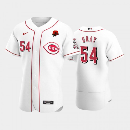 Cincinnati Cincinnati Reds #54 Sonny Gray Men’s Nike Authentic 2021 Memorial Day MLB Jersey – White Men’s->cincinnati reds->MLB Jersey