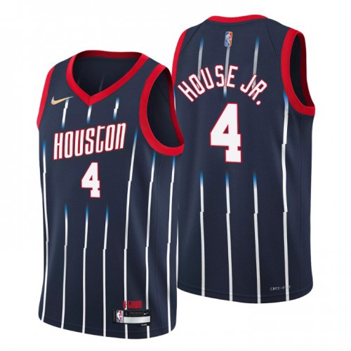 Houston Houston Rockets #4 Danuel House Jr. Men’s Nike Navy 2021/22 Swingman NBA Jersey – City Edition Men’s->indiana pacers->NBA Jersey