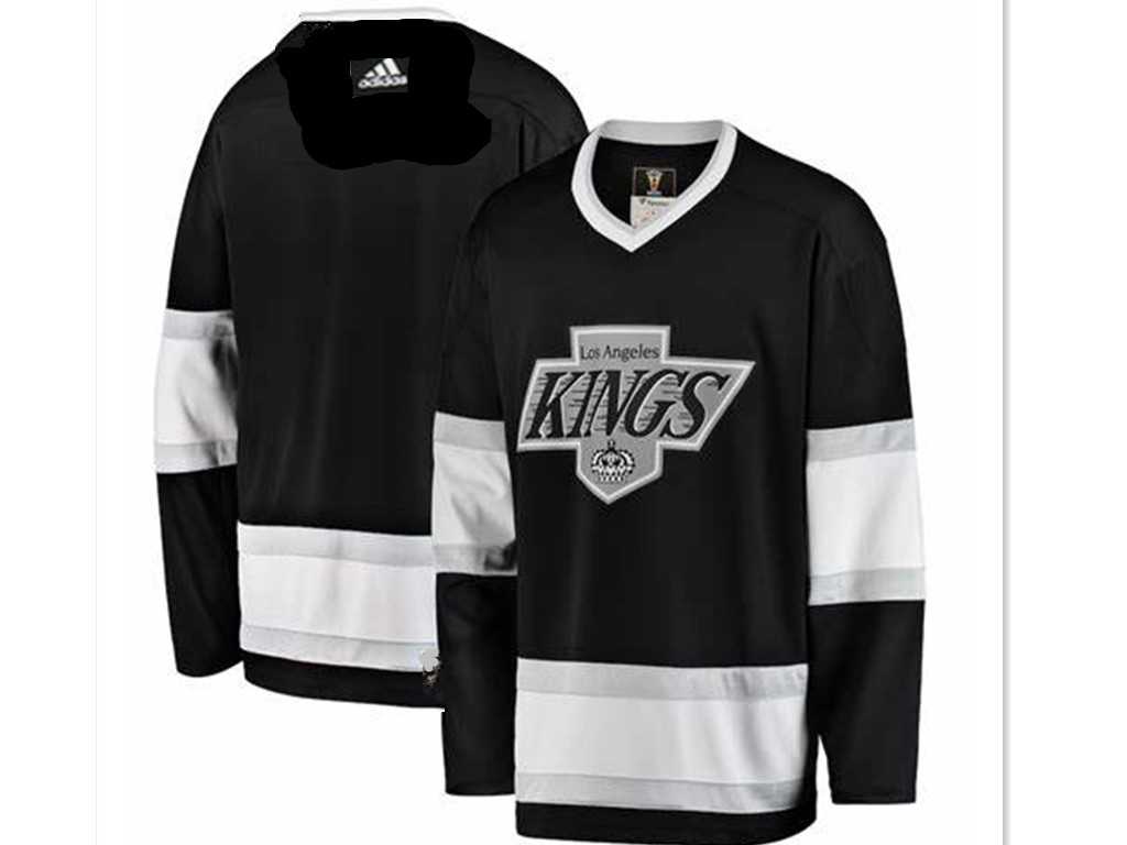 Mens Los Angeles Kings Custom Name Number Size Black Throwback NHL Stitched Jersey->customized nhl jersey->Custom Jersey