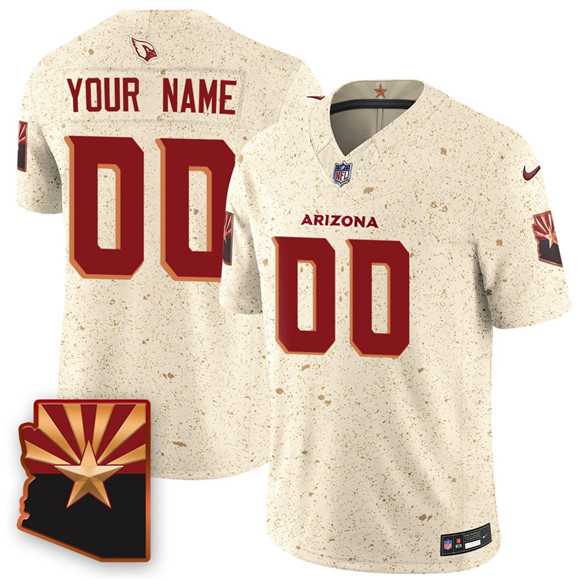 Mens Arizona Cardinals Active Player Custom 2025 F.U.S.E. Rivalries Vapor Untouchable Limited Football Stitched Jersey->customized nfl jersey->Custom Jersey