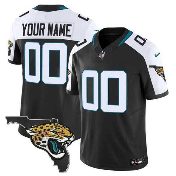 Mens Jacksonville Jaguars Active Player Custom Black Alternate 2025 F.U.S.E. Florida Patch Vapor Untouchable Limited Football Stitched Jersey->customized nfl jersey->Custom Jersey