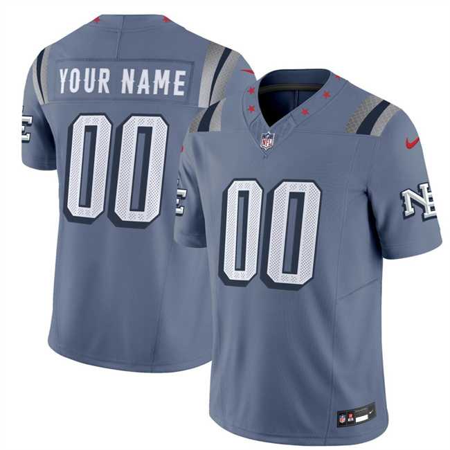 Mens New England Patriots Active Player Custom 2025 F.U.S.E. Rivalries Vapor Limited Football Stitched Jersey->customized nfl jersey->Custom Jersey