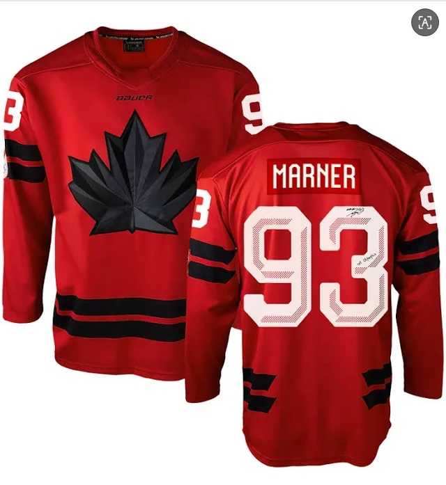 Men%27s Canada Hockey #93 Mitch Marner Red 2026 Olympics Stitched Jersey Dzhi->seattle kraken->NHL Jersey