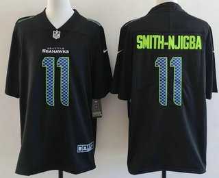 Men%27s Seattle Seahawks #11 Jaxon Smith-Njigba Limited Black Fashion Vapor Stitched Jersey->seattle seahawks->NFL Jersey
