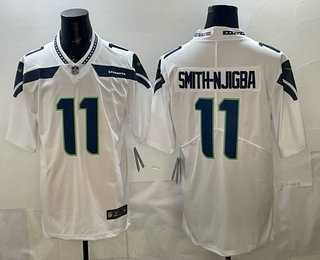Men%27s Seattle Seahawks #11 Jaxon Smith Njigba Limited White Vapor Stitched Jersey->seattle seahawks->NFL Jersey