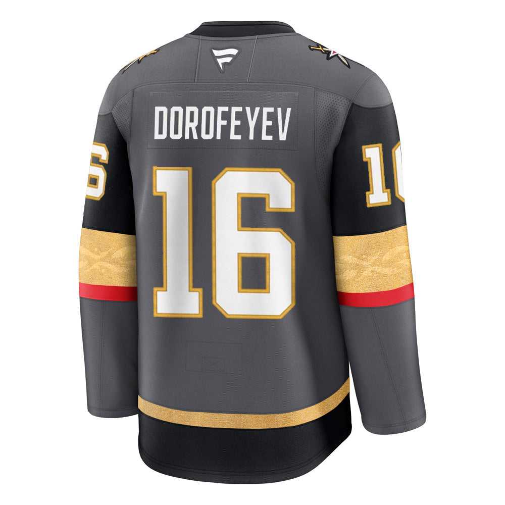 Men%27s Vegas Golden Knights #16 Pavel Dorofeyev Gray Authentic Jersey Dzhi->new york islanders->NHL Jersey