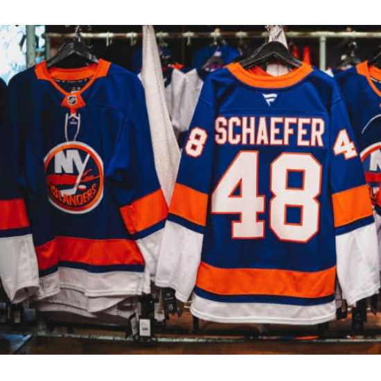 Men New York Islanders #48 Matthew Schaefer Navy 2024-25 Stitched Jersey->olympics canada jerseys->NHL Jersey