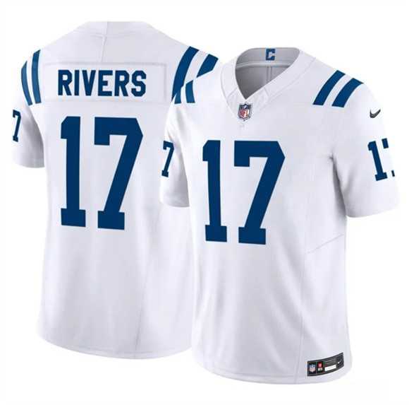 Mens Indianapolis Colts #17 Philip Rivers White 2025 F.U.S.E. Vapor Limited Stitched Jersey Dzhi->indianapolis colts->NFL Jersey
