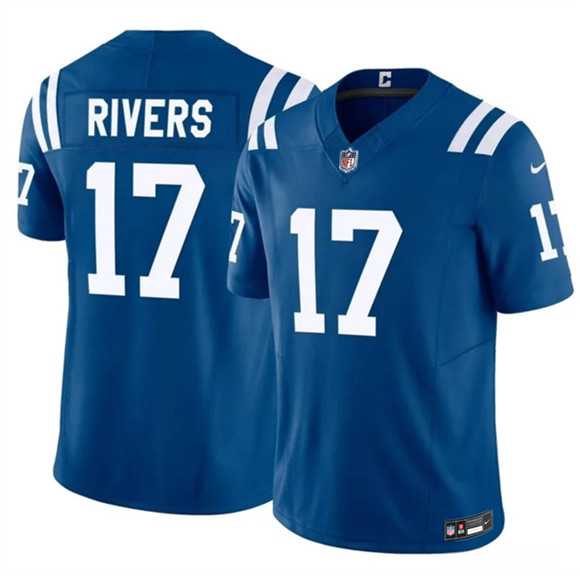 Mens Indianapolis Colts #17 Philip Rivers Blue 2025 F.U.S.E. Vapor Limited Stitched Jersey Dzhi->indianapolis colts->NFL Jersey