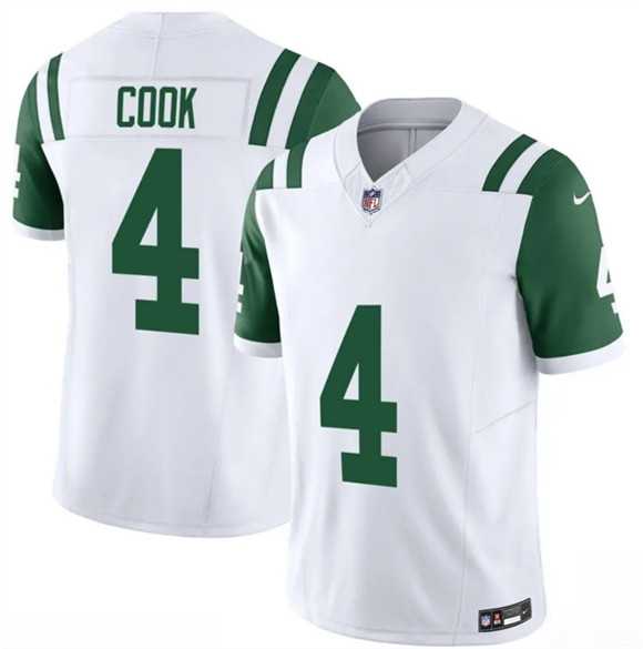 Men%27s New York Jets #4 Brady Cook White 2025 F.U.S.E. Classic Alternate Vapor Untouchable Limited Stitched Jersey Dzhi->new orleans saints->NFL Jersey