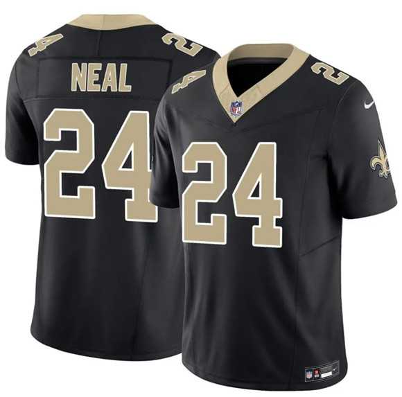 Men%27s New Orleans Saints #24 Devin Neal Black 2025 F.U.S.E Vapor Limited Stitched Jersey Dzhi->new orleans saints->NFL Jersey