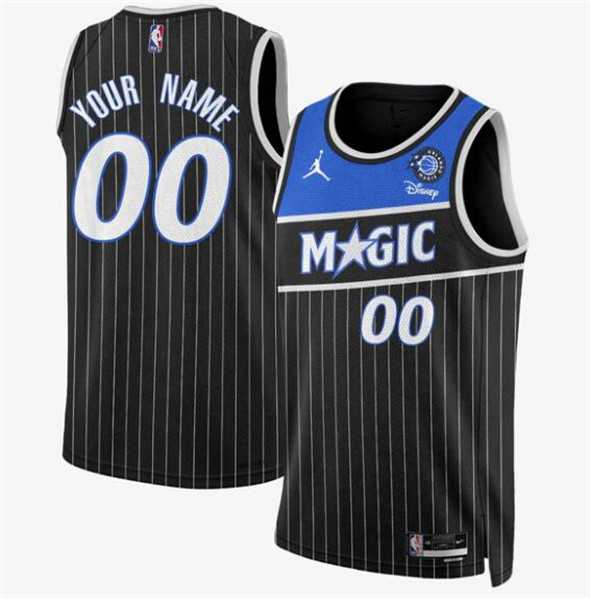 Mens Orlando Magic Active Player Custom Black 2025 New Generation of Magic Stitched Basketball Jersey->customized nba jersey->Custom Jersey
