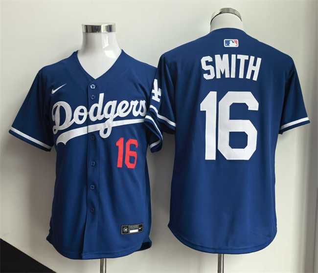 Mens Los Angeles Dodgers #16 Will Smith Royal Limited Stitched Jersey->los angeles dodgers->MLB Jersey