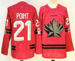 Men%27s Canada Hockey #21 Brayden Point Red Stitched Jersey->olympics canada jerseys->NHL Jersey