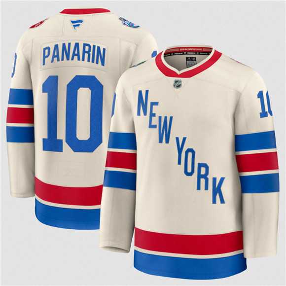 Men%27s New York Rangers #10 Artemi Panarin Cream 2026 Winter Classic Stitched Hockey Jersey Dzhi->nhl youth jerseys->NHL Jersey
