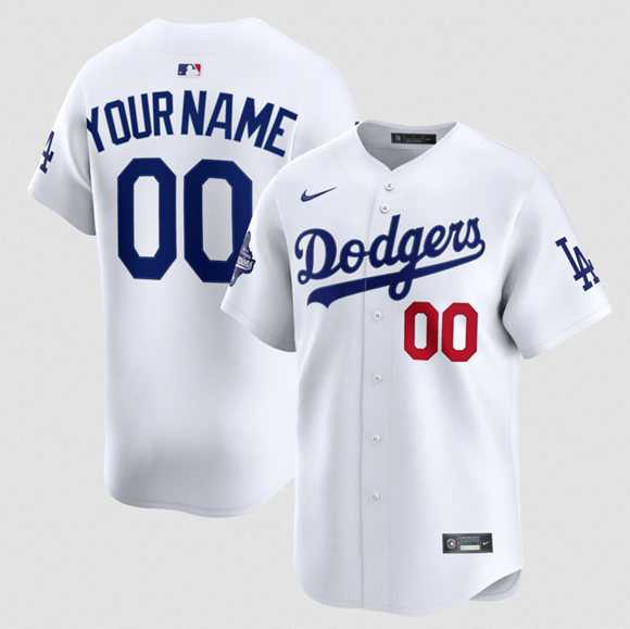 Mens Los Angeles Dodgers ACTIVE PLAYER Custom White 2025 Champions Stitched Baseball Jersey->customized mlb jersey->Custom Jersey